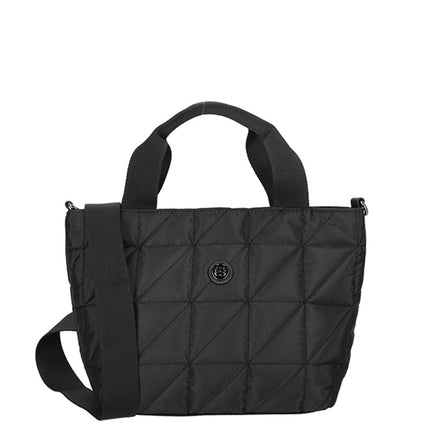 Josephine 2 Handle Quilted Nylon Grab Handbag