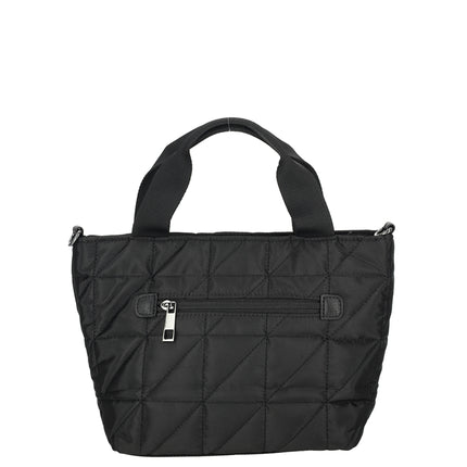 Josephine 2 Handle Quilted Nylon Grab Handbag