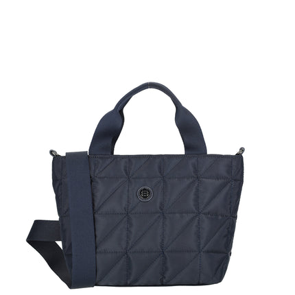 Josephine 2 Handle Quilted Nylon Grab Handbag