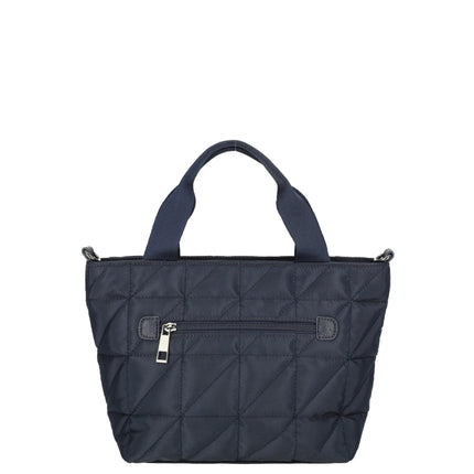Josephine 2 Handle Quilted Nylon Grab Handbag