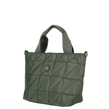 Josephine 2 Handle Quilted Nylon Grab Handbag