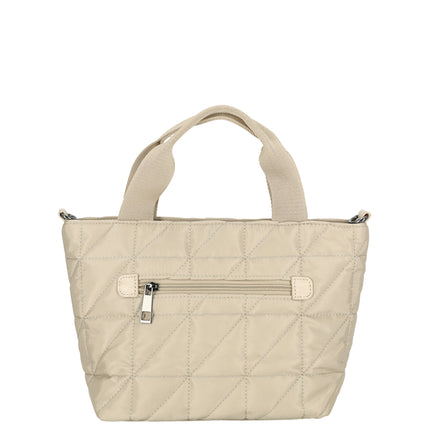 Josephine 2 Handle Quilted Nylon Grab Handbag