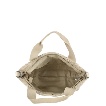 Josephine 2 Handle Quilted Nylon Grab Handbag