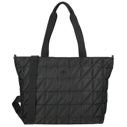 Josephine 2 Handle Quilted Nylon Shopper with 17" Laptop compartment