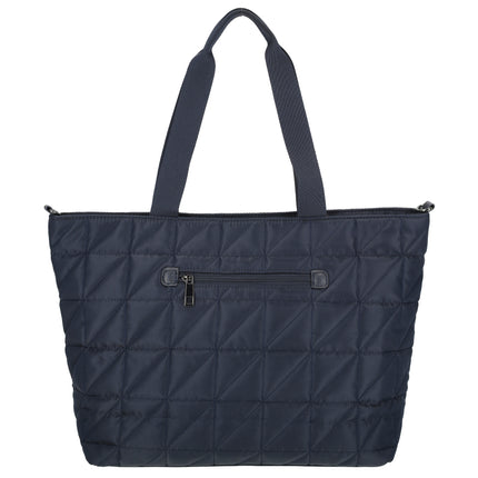 Josephine 2 Handle Quilted Nylon Shopper with 17" Laptop compartment