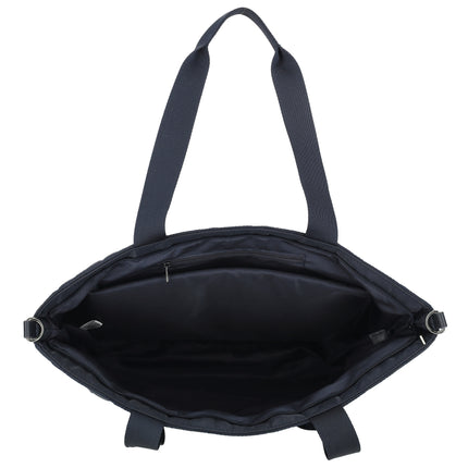 Josephine 2 Handle Quilted Nylon Shopper with 17" Laptop compartment