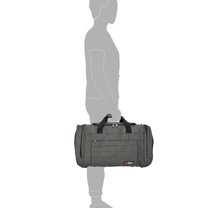 Montevideo Unisex Two Toned Polyester Sports Travel Carry-on Bag