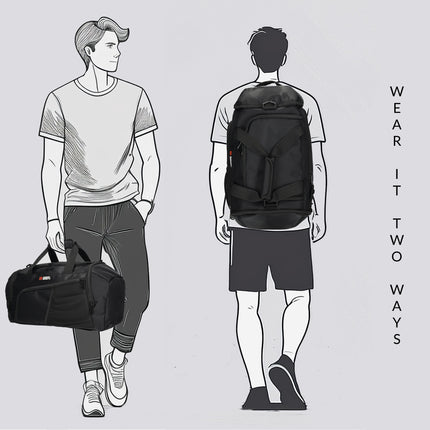 Innsbruck Twill Nylon Rucksack/Sports Travel bag