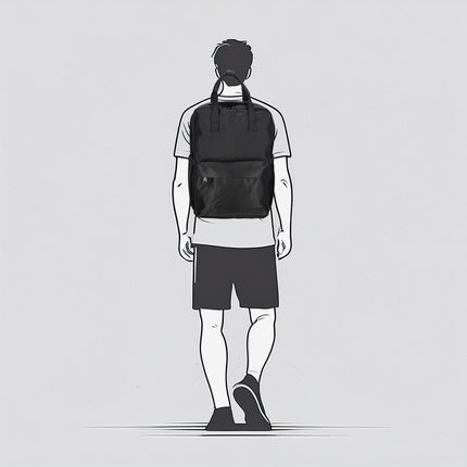 Innsbruck Twill Nylon Backpack with Compartment for Laptop upto 17"