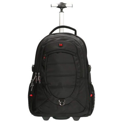 Cornell Nylon/Polyester Business Trolley Backpack with Compartment for Laptop upto 15"