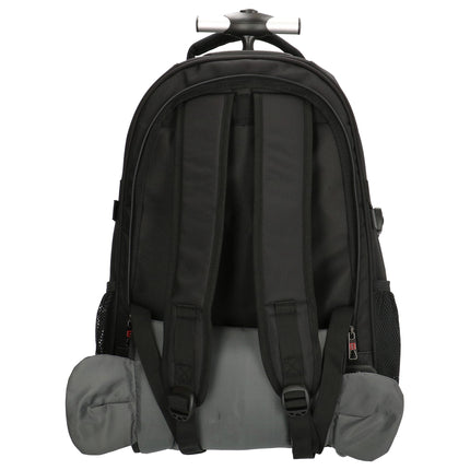 Cornell Nylon/Polyester Business Trolley Backpack with Compartment for Laptop upto 15"