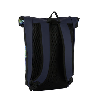 Starry Night PU Rolltop Laptop (15.6") Backpack