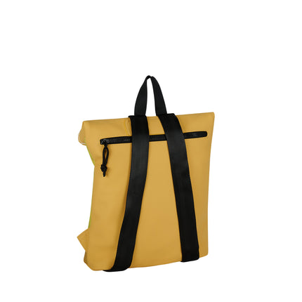 Sunflower PU Rolltop Tablet Backpack Mini
