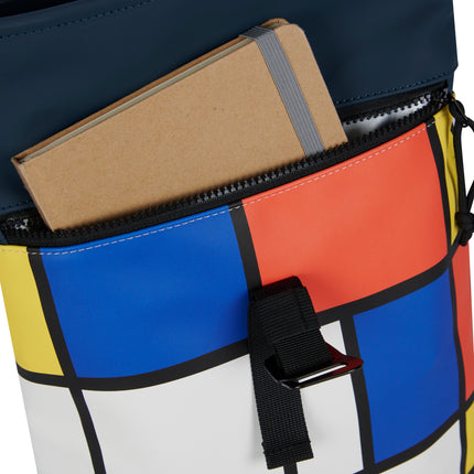 Mondriaan PU Rolltop Tablet Backpack Mini