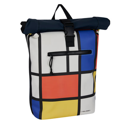 Mondriaan PU Rolltop Laptop (15.6") Backpack