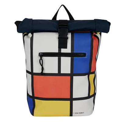 Mondriaan PU Rolltop Laptop (15.6") Backpack