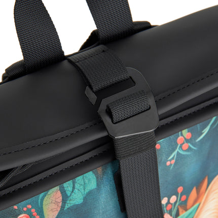 Catface PU Rolltop Tablet Backpack Mini