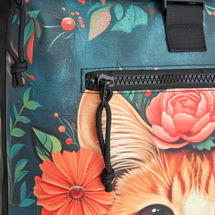 Catface PU Rolltop Laptop (15.6") Backpack