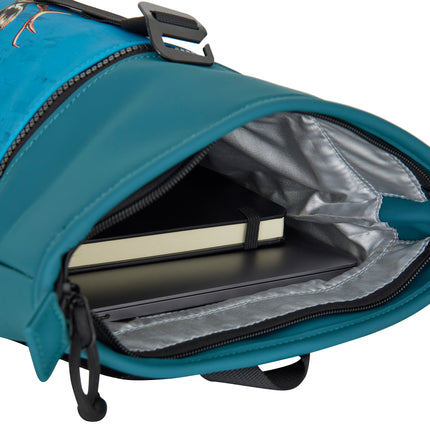 Dressed Deer PU Rolltop Tablet Backpack Mini