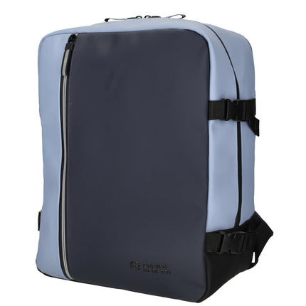 Bergen Faux Leather Water-repellant Rucksack with 17" Laptop Compartment Underseat Bag