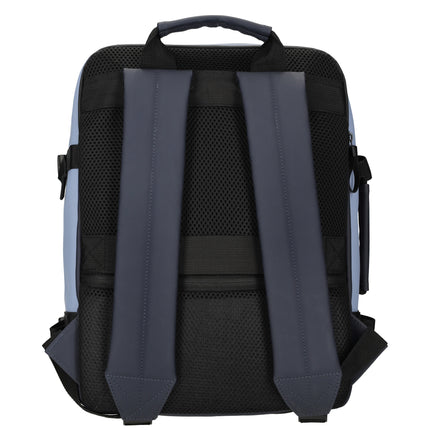 Bergen Faux Leather Water-repellant Rucksack with 17" Laptop Compartment Underseat Bag