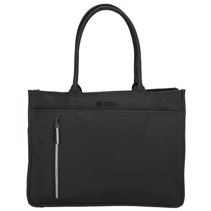 Bergen Faux Leather Water-repellant Shopper Shoulderbag  with 17" Laptop Compartment