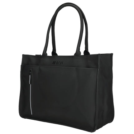 Bergen Faux Leather Water-repellant Shopper Shoulderbag  with 17" Laptop Compartment