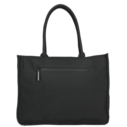 Bergen Faux Leather Water-repellant Shopper Shoulderbag  with 17" Laptop Compartment