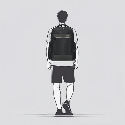 Salford Nylon/Polyester Backpack with 17" Laptop Compartment