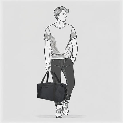Luzern Nylon/Polyester Sports/ Travel Carry On bag