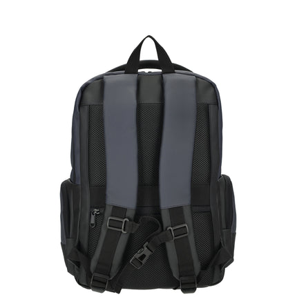 Newport Faux Leather Backpack with 17" Laptop Compartment