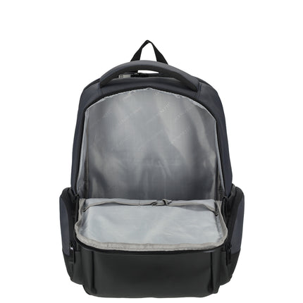 Newport Faux Leather Backpack with 17" Laptop Compartment