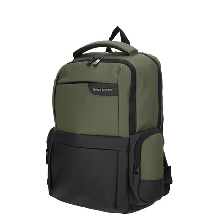 Newport Faux Leather Backpack with 17" Laptop Compartment