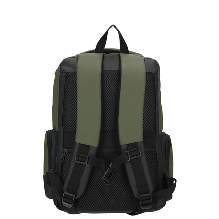 Newport Faux Leather Backpack with 17" Laptop Compartment