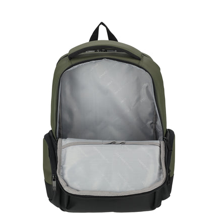 Newport Faux Leather Backpack with 17" Laptop Compartment