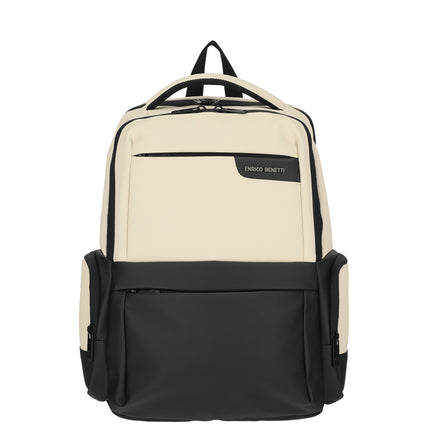Newport Faux Leather Backpack with 17" Laptop Compartment