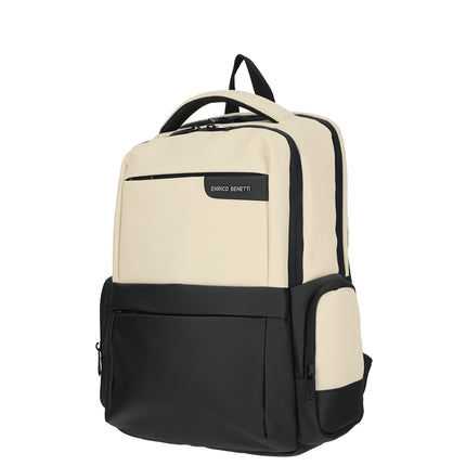 Newport Faux Leather Backpack with 17" Laptop Compartment
