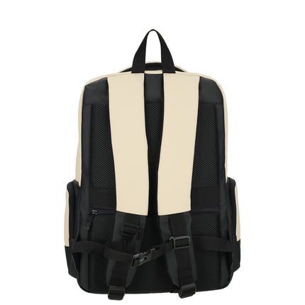 Newport Faux Leather Backpack with 17" Laptop Compartment