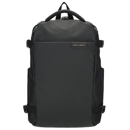 Newport Faux Leather Backpack with 17" Laptop Compartment