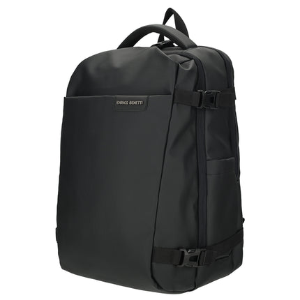 Newport Faux Leather Backpack with 17" Laptop Compartment