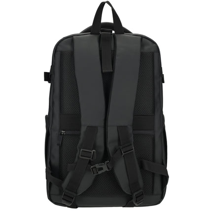 Newport Faux Leather Backpack with 17" Laptop Compartment