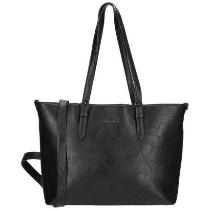 Julia 2 Handle Faux Leather Shopper with 15" Laptop compartment