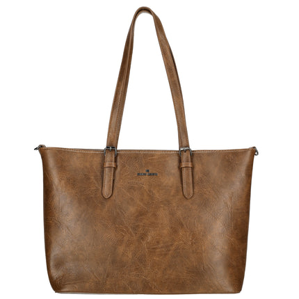 Julia 2 Handle Faux Leather Shopper with 15" Laptop compartment