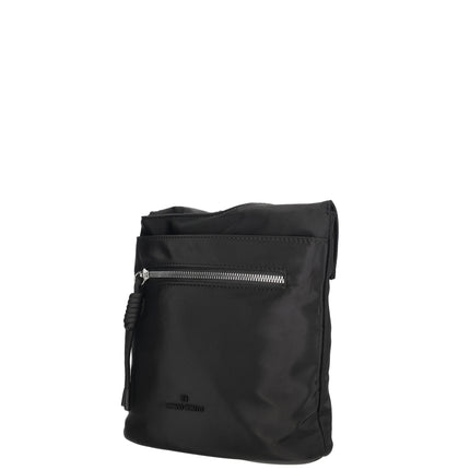 Janice Single Handle Sheen Nylon Shoulderbag