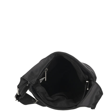 Janice Single Handle Sheen Nylon Shoulderbag