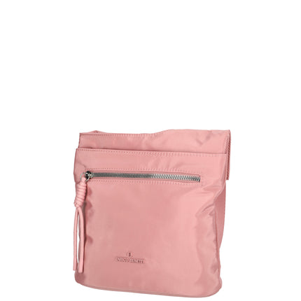 Janice Single Handle Sheen Nylon Shoulderbag