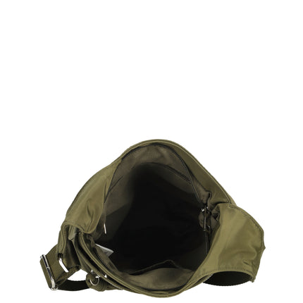 Janice Single Handle Sheen Nylon Shoulderbag
