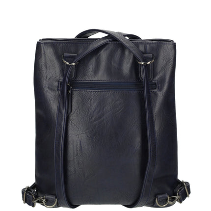 Julia Single Handle Faux Leather Shoulder Bag/Backpack