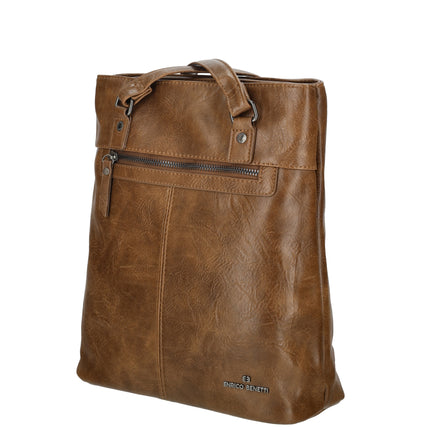 Julia Single Handle Faux Leather Shoulder Bag/Backpack