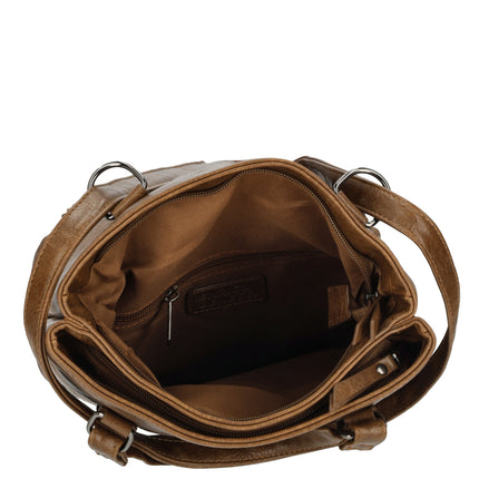 Julia Single Handle Faux Leather Shoulder Bag/Backpack